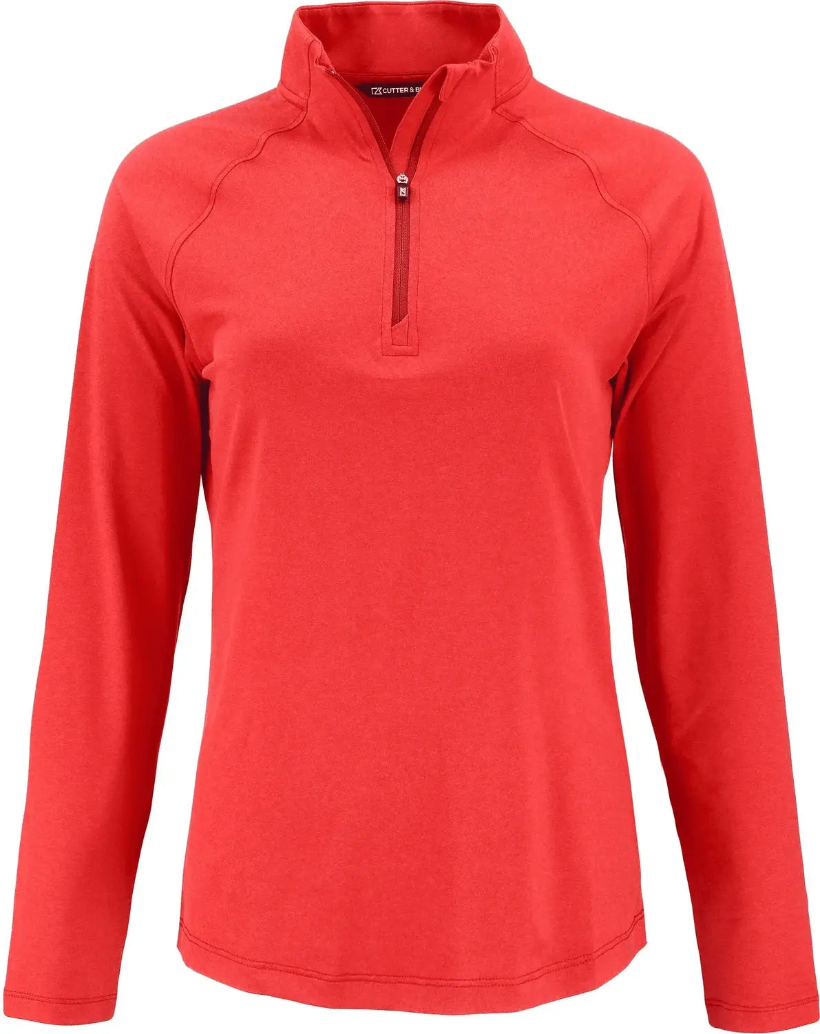 Cutter & Buck Lck00210 Coastline Epic Comfort Recycled Women’s Quarter Zip - Red