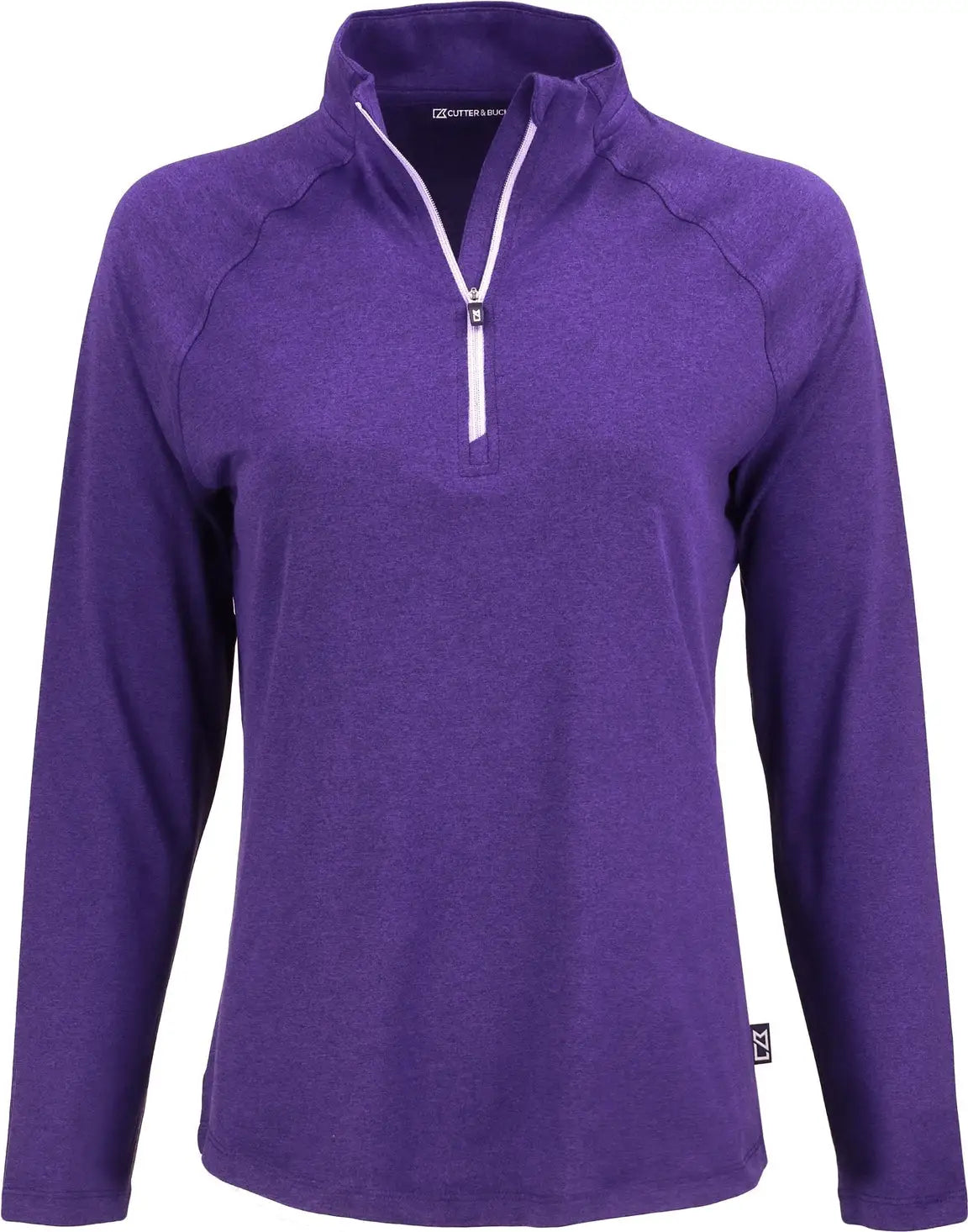 Cutter & Buck Lck00210 Coastline Epic Comfort Recycled Women’s Quarter Zip - College Purple