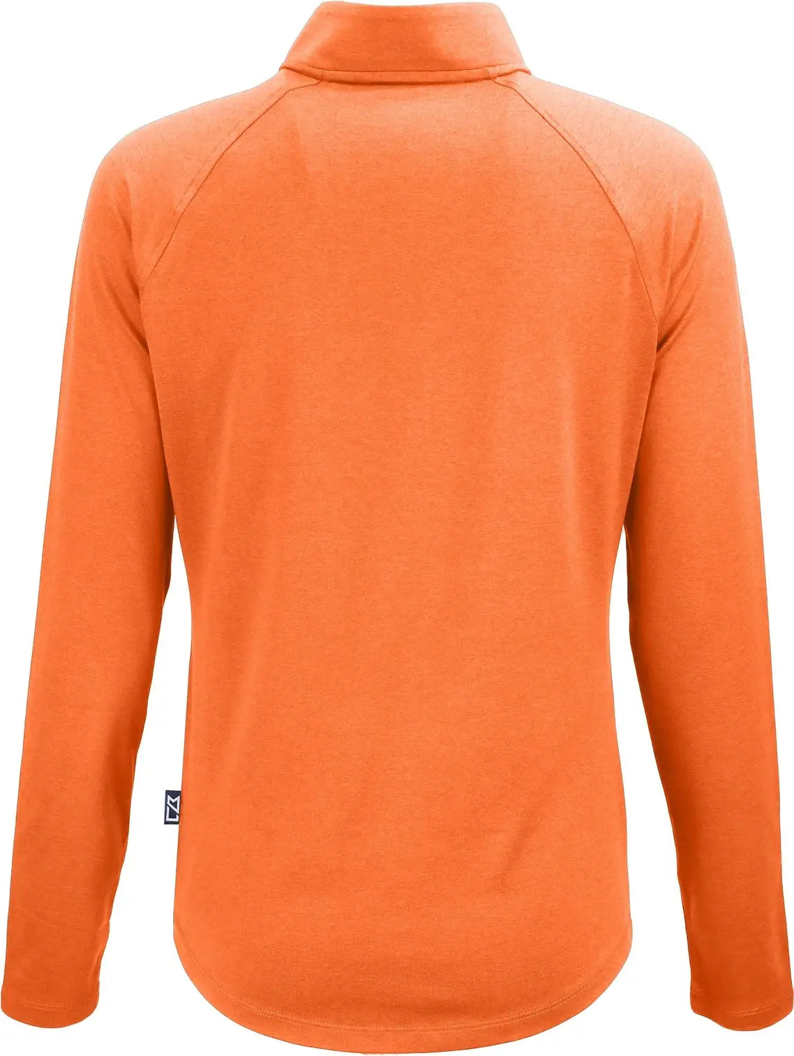 Cutter & Buck Lck00210 Coastline Epic Comfort Recycled Women’s Quarter Zip - College Orange
