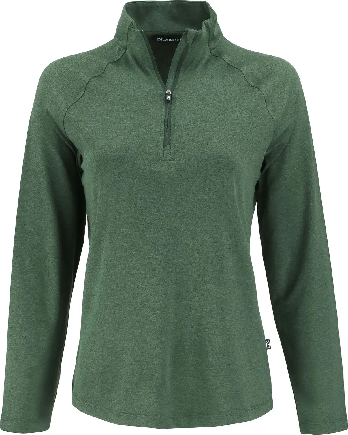 Cutter & Buck Lck00210 Coastline Epic Comfort Recycled Women’s Quarter Zip - Hunter