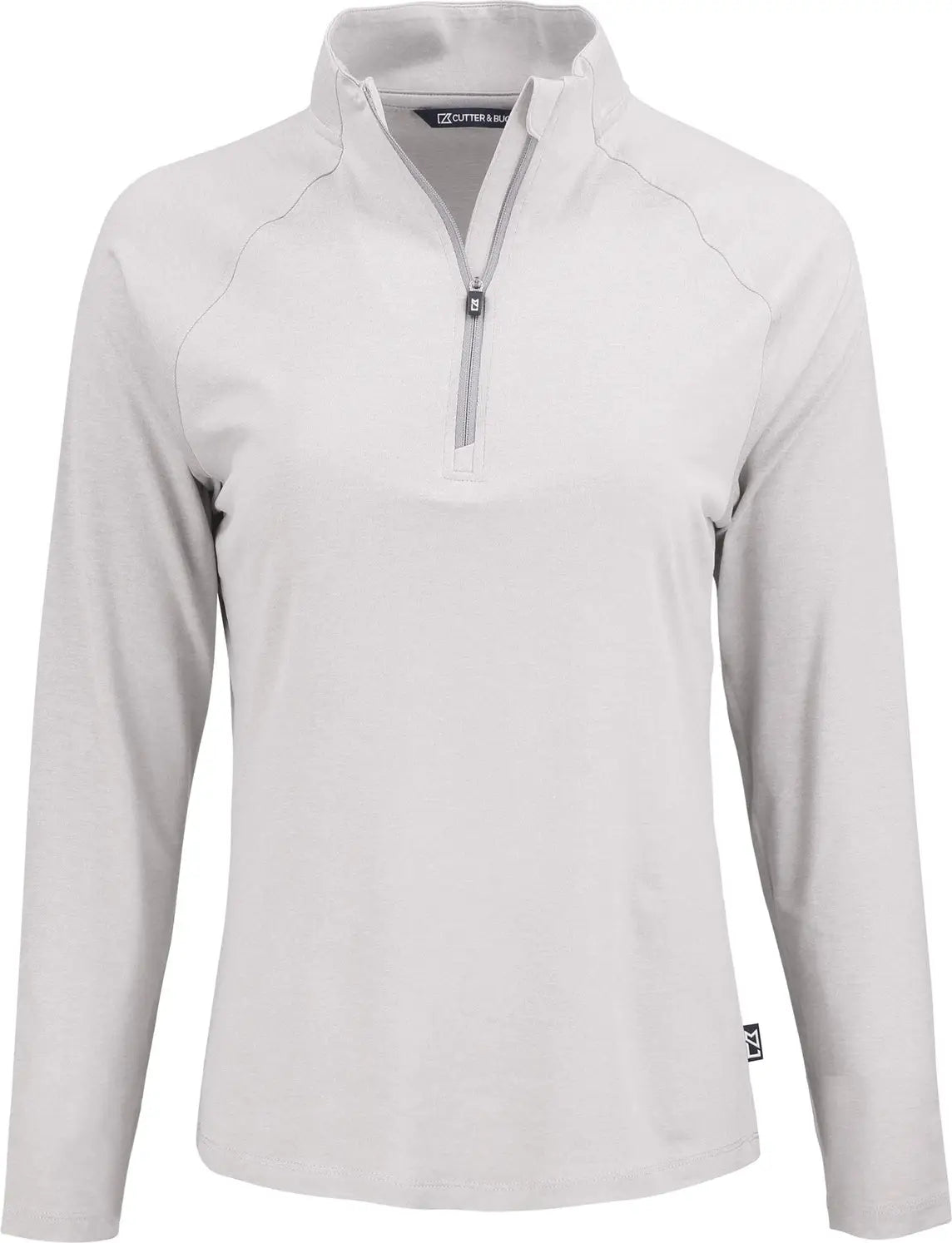 Cutter & Buck Lck00210 Coastline Epic Comfort Recycled Women’s Quarter Zip - Concrete