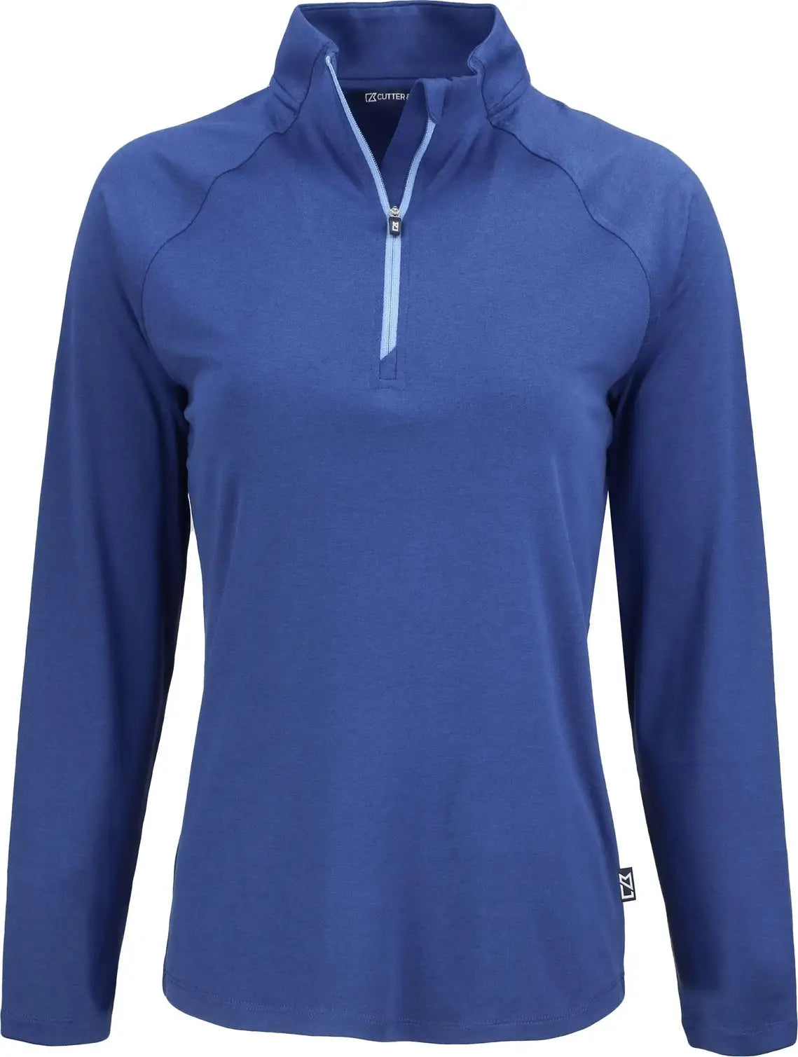 Cutter & Buck Lck00210 Coastline Epic Comfort Recycled Women’s Quarter Zip - Tour Blue
