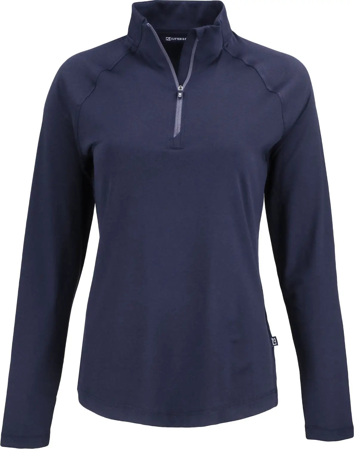 Cutter & Buck Lck00210 Coastline Epic Comfort Recycled Women’s Quarter Zip - Navy Blue