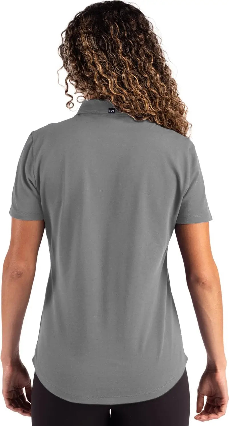 Cutter & Buck Lck00221 Advantage Refresh Epic Confidence Recycled Womens Tri-blend Pique Polo - Elemental Gray