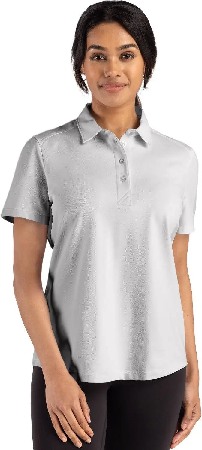 Cutter & Buck Lck00221 Advantage Refresh Epic Confidence Recycled Womens Tri-blend Pique Polo - Concrete - Concrete