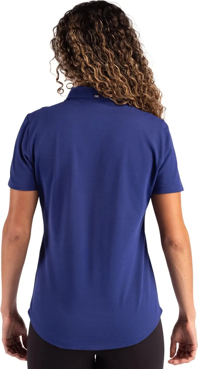 Cutter & Buck Lck00221 Advantage Refresh Epic Confidence Recycled Womens Tri-blend Pique Polo - Tour Blue