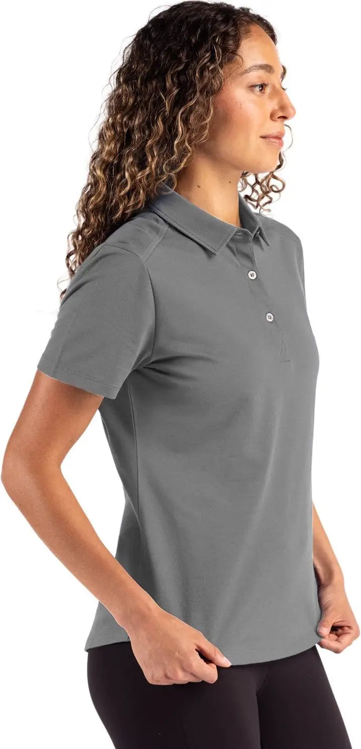Cutter & Buck Lck00221 Advantage Refresh Epic Confidence Recycled Womens Tri-blend Pique Polo - Elemental Gray
