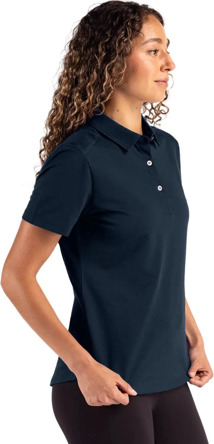 Cutter & Buck Lck00221 Advantage Refresh Epic Confidence Recycled Womens Tri-blend Pique Polo - Liberty Navy