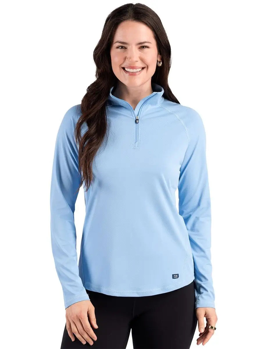 Cutter & Buck Lck00225 Prospect Recycled Womens Quarter Zip - Atlas