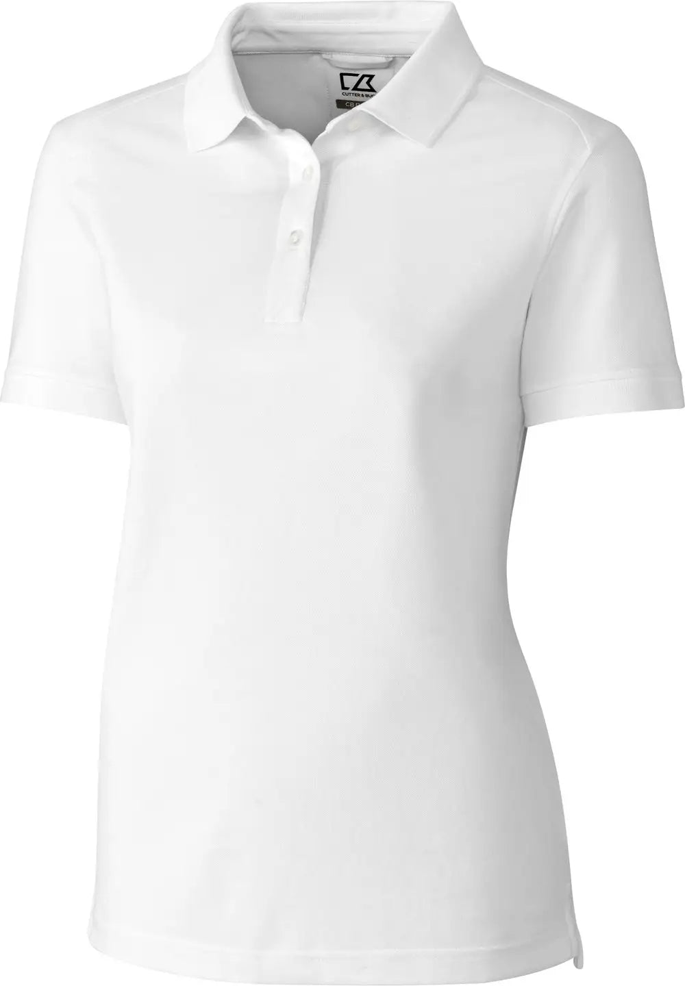 Cutter & Buck Lck08685 Advantage Eco Tri-blend Pique Womens Polo - White