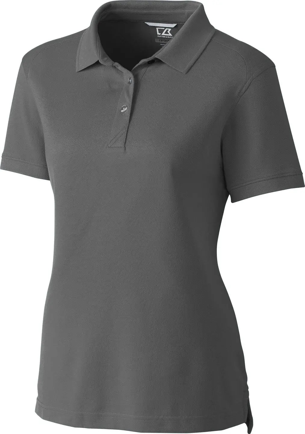 Cutter & Buck Lck08685 Advantage Eco Tri-blend Pique Womens Polo - Elemental Gray