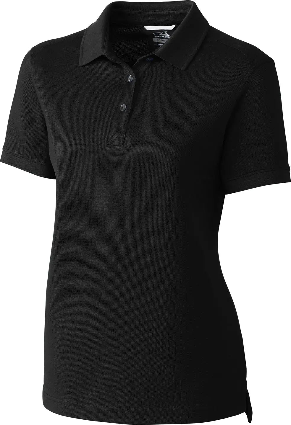 Cutter & Buck Lck08685 Advantage Eco Tri-blend Pique Womens Polo - Black