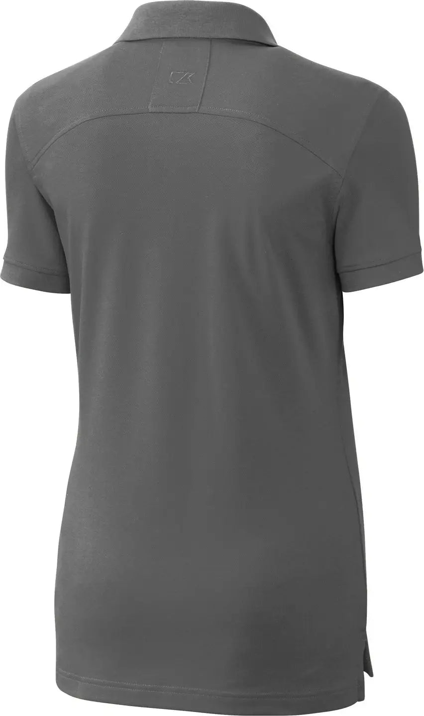 Cutter & Buck Lck08685 Advantage Eco Tri-blend Pique Womens Polo - Elemental Gray