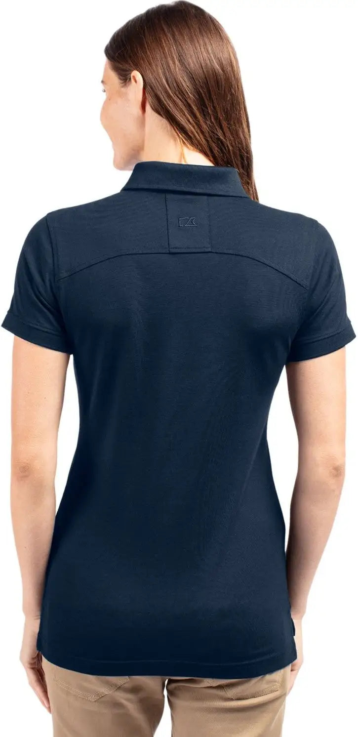 Cutter & Buck Lck08685 Advantage Eco Tri-blend Pique Womens Polo - Liberty Navy