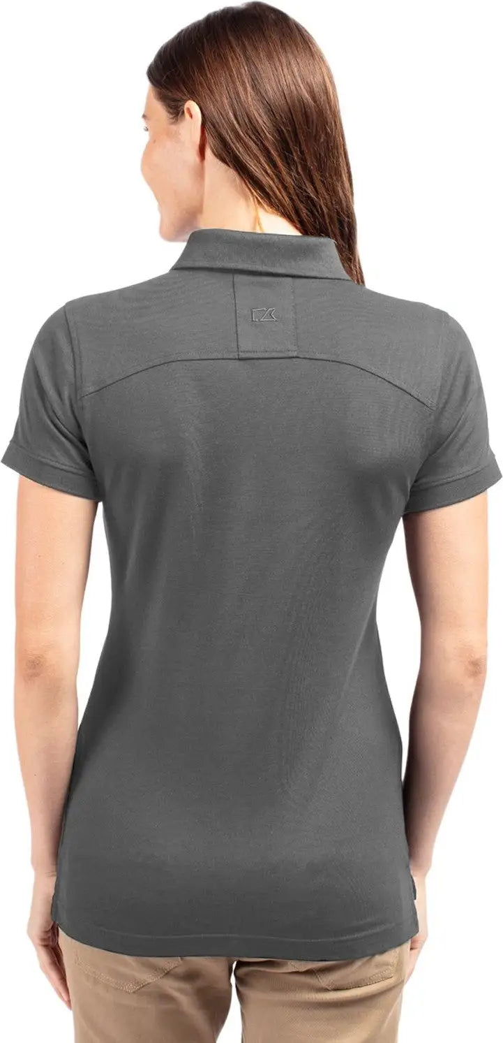 Cutter & Buck Lck08685 Advantage Eco Tri-blend Pique Womens Polo - Elemental Gray