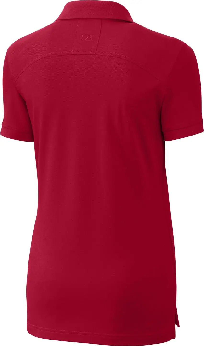 Cutter & Buck Lck08685 Advantage Eco Tri-blend Pique Womens Polo - Cardinal Red