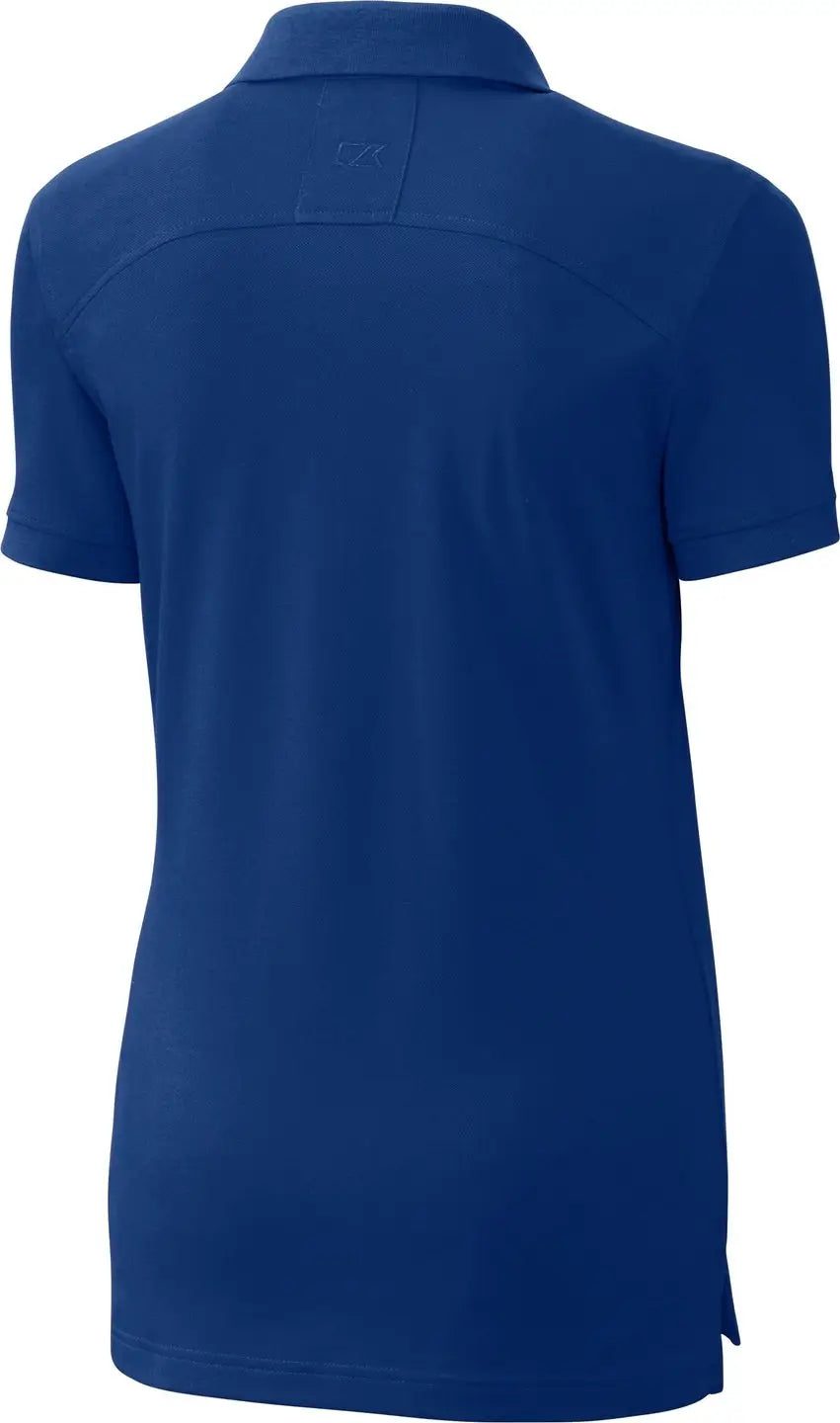 Cutter & Buck Lck08685 Advantage Eco Tri-blend Pique Womens Polo - Tour Blue