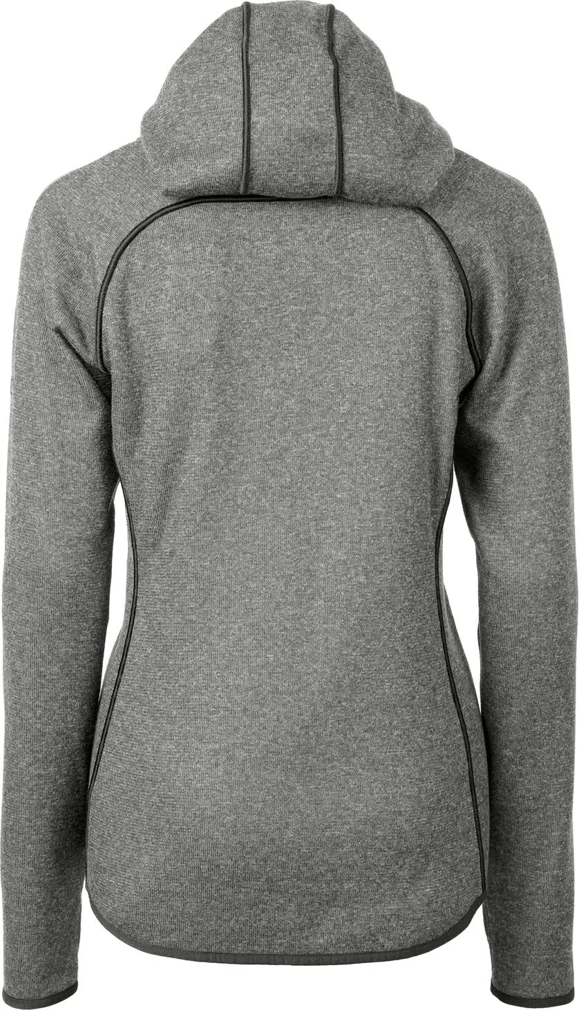 Cutter & Buck Lco00035 Mainsail Full Zip Hooded Womens Jacket - Polished Heather