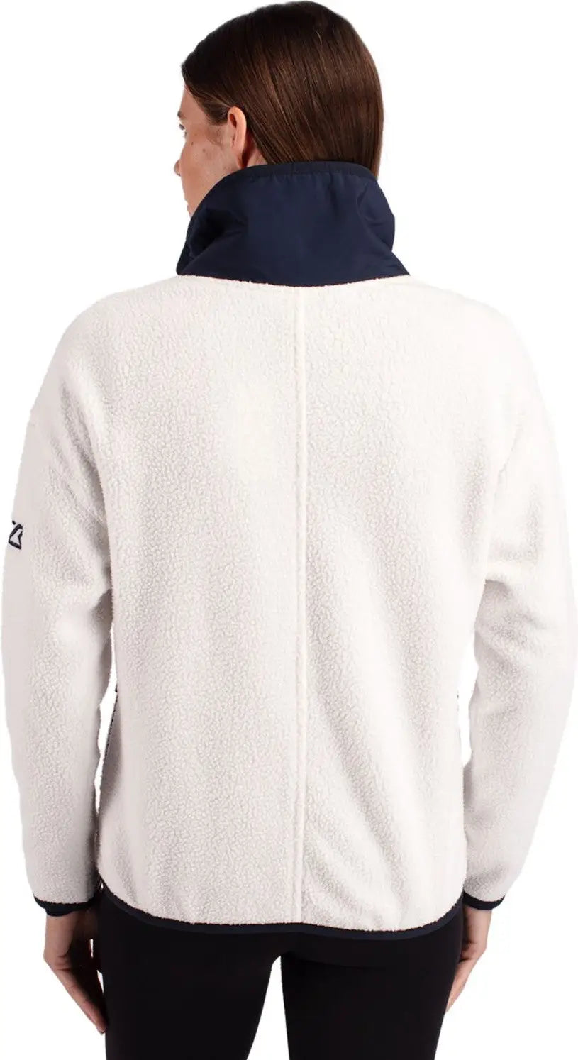 Cutter & Buck Lco00055 Cascade Eco Fleece Womens Full Zip Jacket - Shell Navy Blue