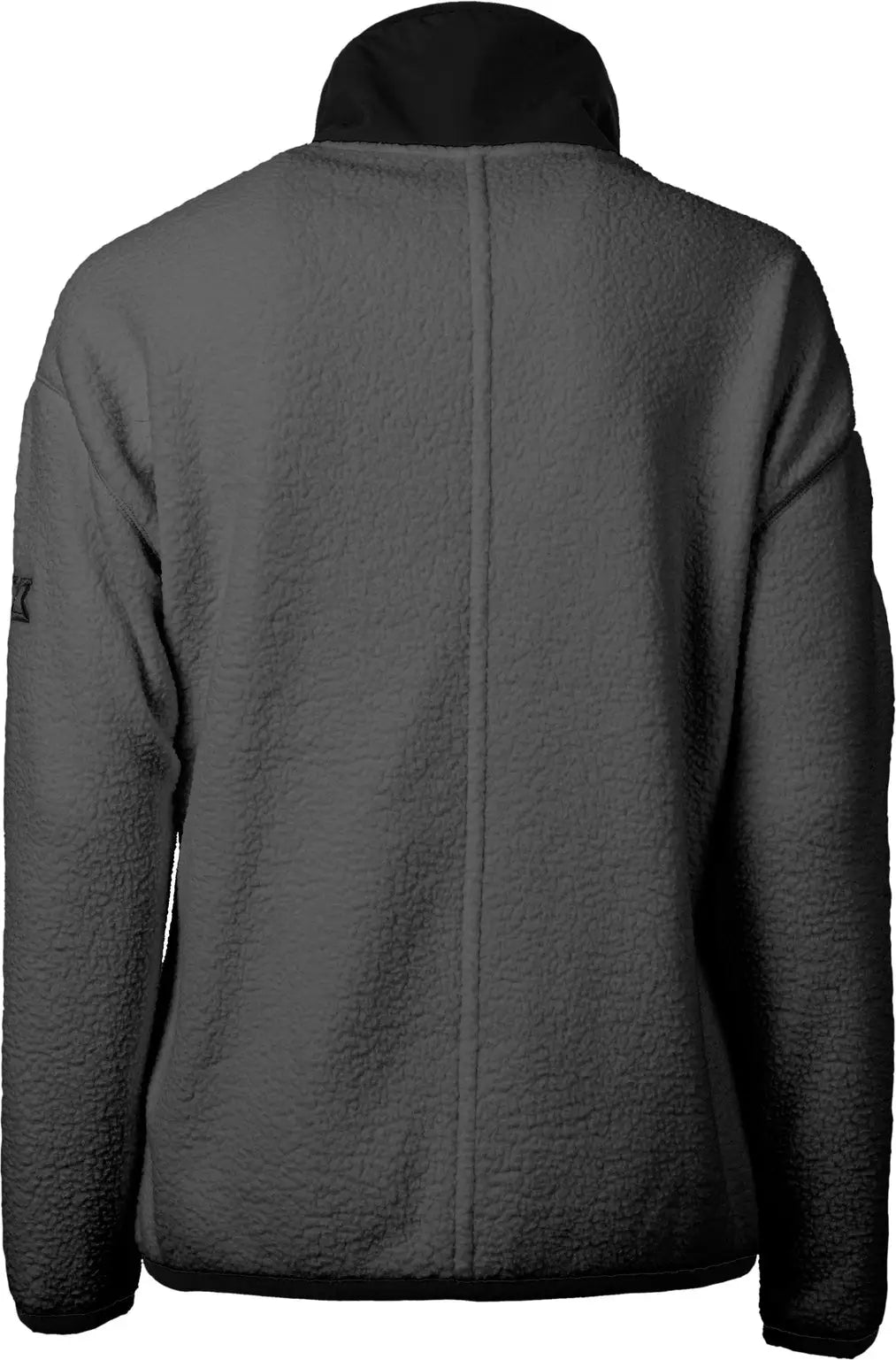 Cutter & Buck Lco00055 Cascade Eco Fleece Womens Full Zip Jacket - Elemental Gray Black