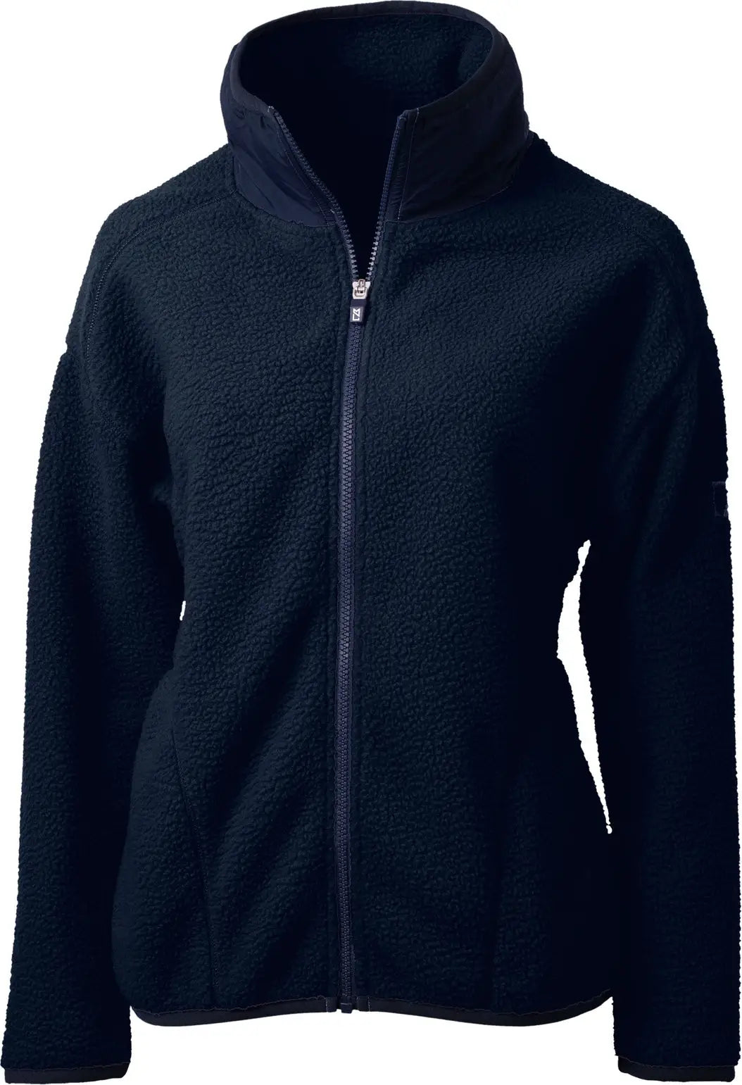 Cutter & Buck Lco00055 Cascade Eco Fleece Womens Full Zip Jacket - Navy Blue