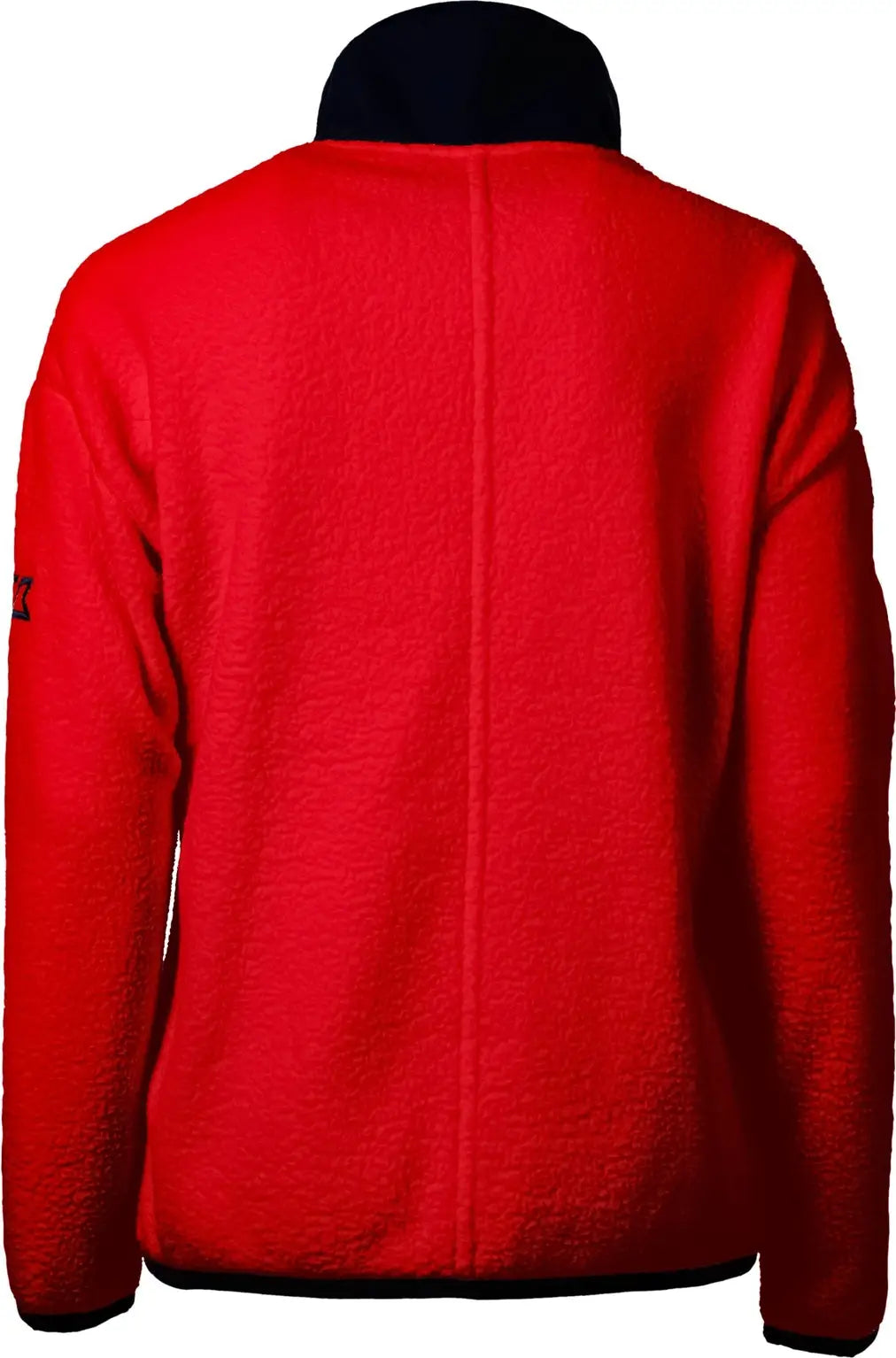 Cutter & Buck Lco00055 Cascade Eco Fleece Womens Full Zip Jacket - Red Navy Blue