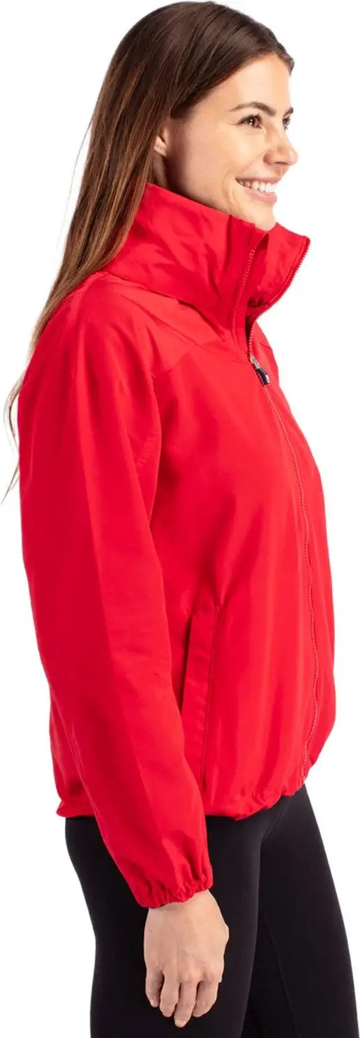 Cutter & Buck Lco00061 Charter Eco Recycled Womens Full-zip Jacket - Red