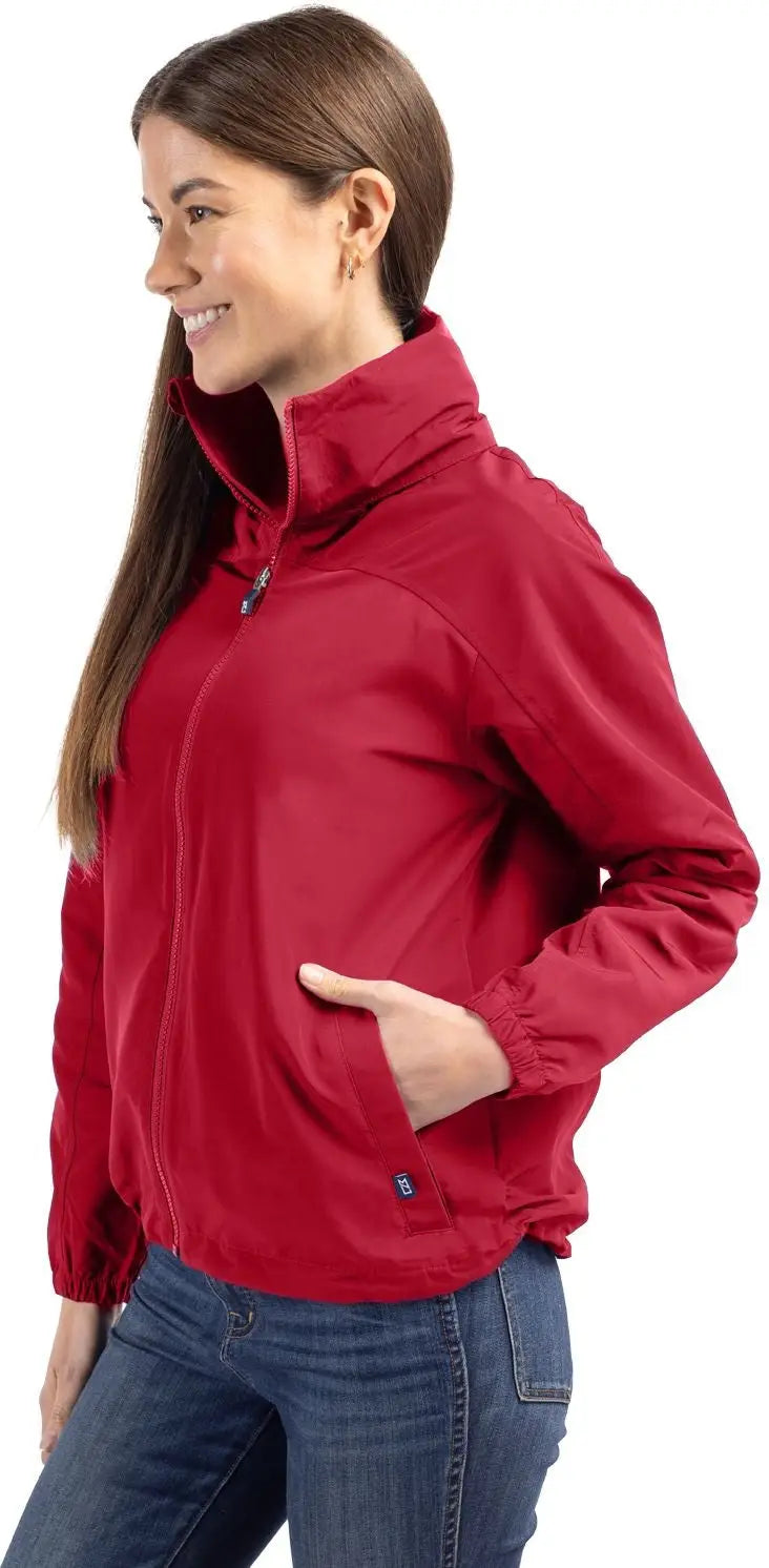 Cutter & Buck Lco00061 Charter Eco Recycled Womens Full-zip Jacket - Cardinal Red