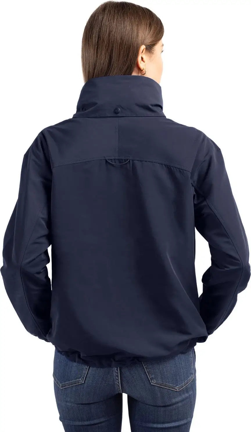 Cutter & Buck Lco00061 Charter Eco Recycled Womens Full-zip Jacket - Navy Blue