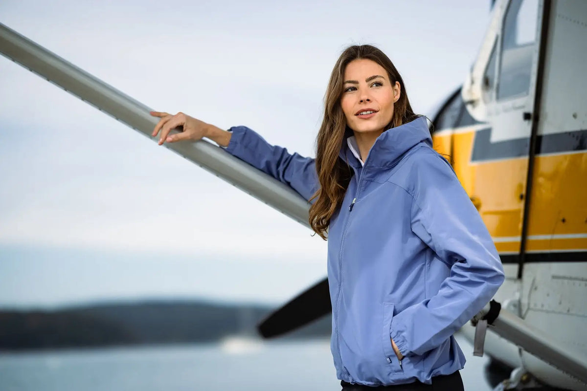 Cutter & Buck Lco00061 Charter Eco Recycled Womens Full-zip Jacket - Hyacinth