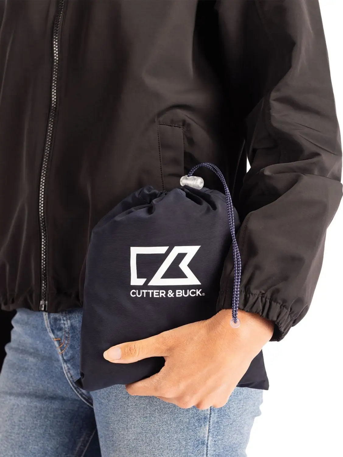 Cutter & Buck Lco00061 Charter Eco Recycled Womens Full-zip Jacket - Black - Ladies Xs