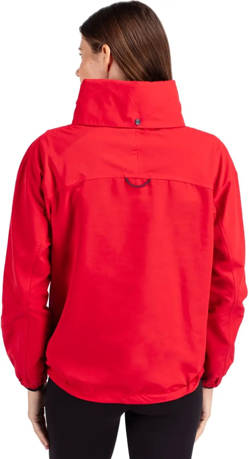 Cutter & Buck Lco00061 Charter Eco Recycled Womens Full-zip Jacket - Red