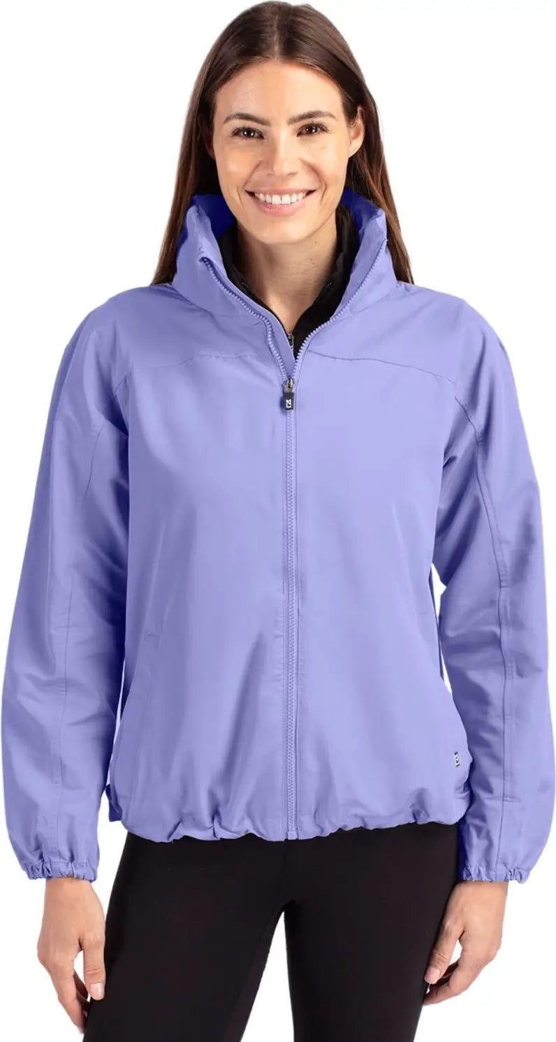 Cutter & Buck Lco00061 Charter Eco Recycled Womens Full-zip Jacket - Hyacinth - Ladies Xs