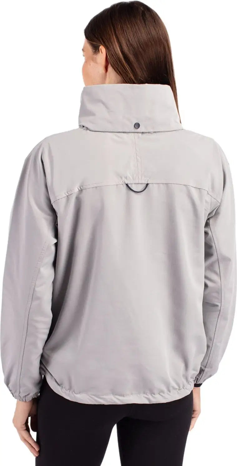 Cutter & Buck Lco00062 Charter Eco Recycled Womens Anorak Jacket - Polished