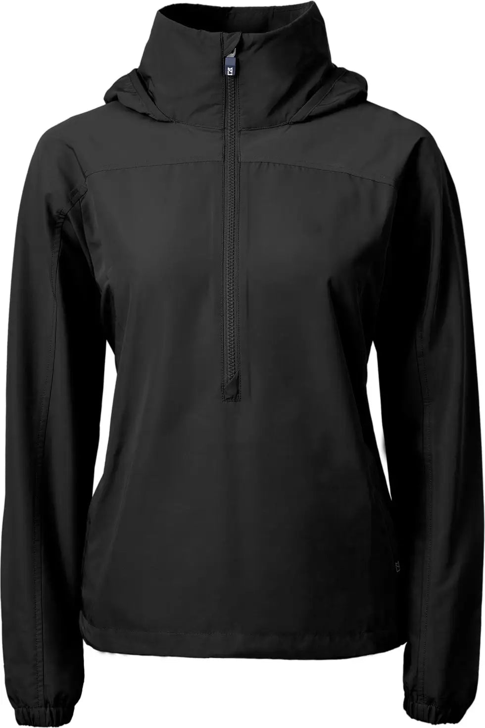Cutter & Buck Lco00062 Charter Eco Recycled Womens Anorak Jacket - Black