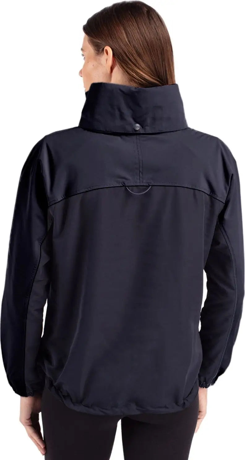 Cutter & Buck Lco00062 Charter Eco Recycled Womens Anorak Jacket - Navy Blue