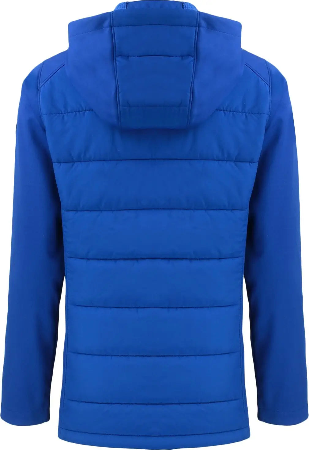 Cutter & Buck Lco00064 Evoke Hybrid Softshell Recycled Full Zip Womens Hooded Jacket - Tour Blue