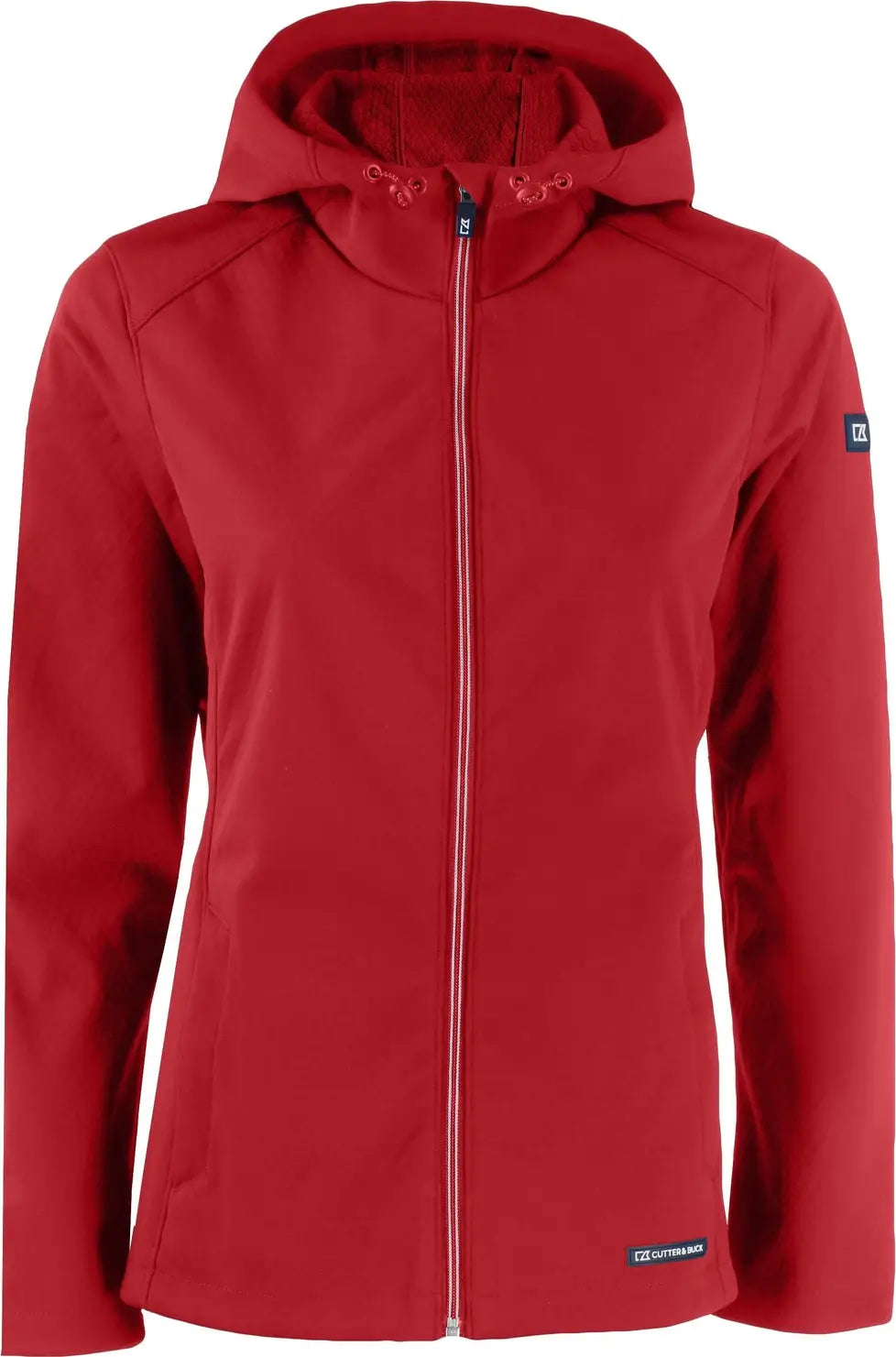 Cutter & Buck Lco00066 Evoke Softshell Recycled Full Zip Womens Jacket - Cardinal Red
