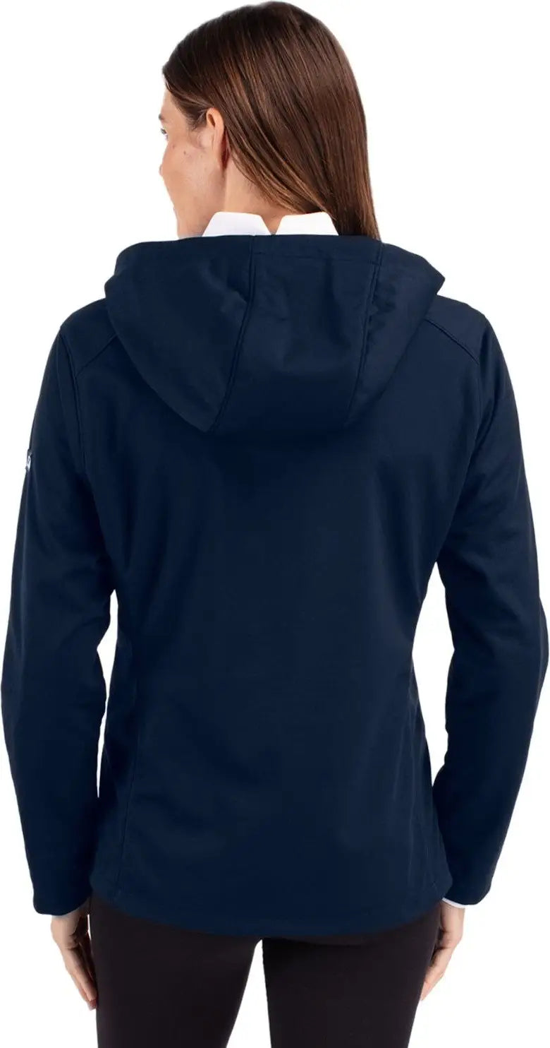 Cutter & Buck Lco00066 Evoke Softshell Recycled Full Zip Womens Jacket - Navy Blue