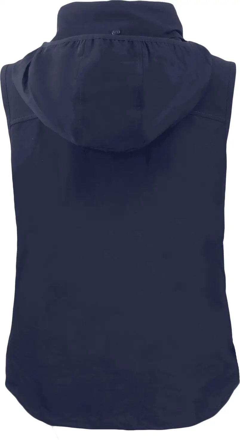 Cutter & Buck Lco00068 Charter Eco Recycled Full-zip Womens Vest - Navy Blue