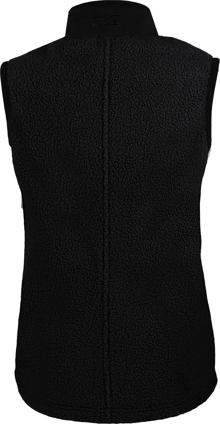 Cutter & Buck Lco00071 Cascade Eco Fleece Womens Vest - Black