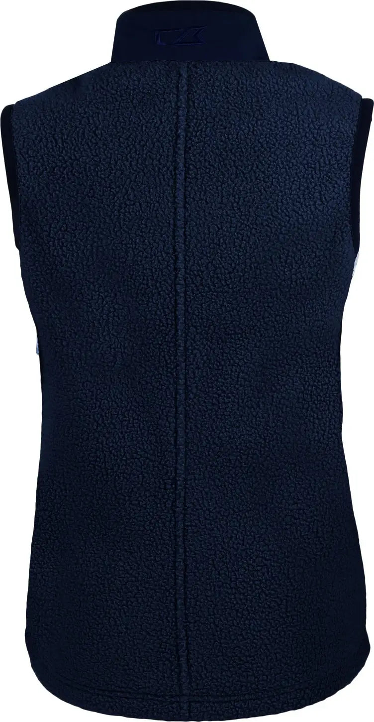 Cutter & Buck Lco00071 Cascade Eco Fleece Womens Vest - Navy Blue