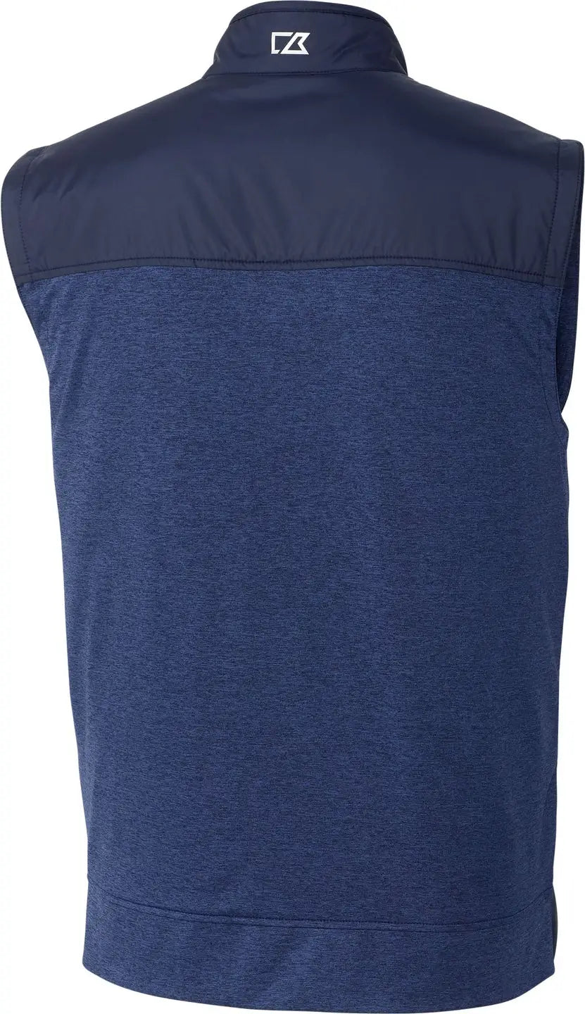 Cutter & Buck Mcc00008 Stealth Hybrid Quilted Mens Windbreaker Vest - Liberty Navy