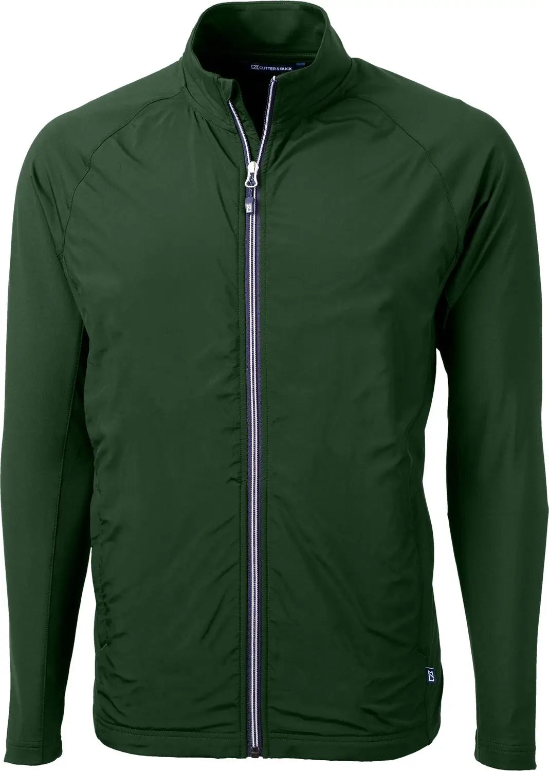 Cutter & Buck Mcc00032 Adapt Eco Knit Hybrid Recycled Mens Full Zip Jacket - Hunter