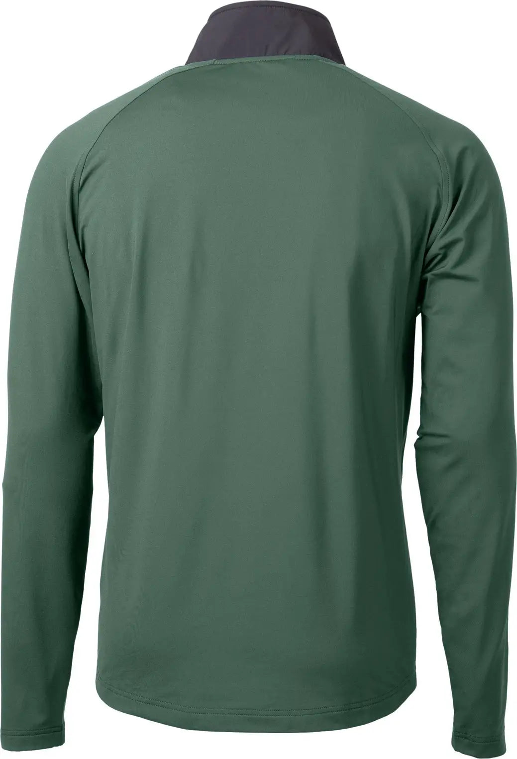 Cutter & Buck Mcc00034 Adapt Eco Knit Hybrid Recycled Mens Quarter Zip - Hunter Black
