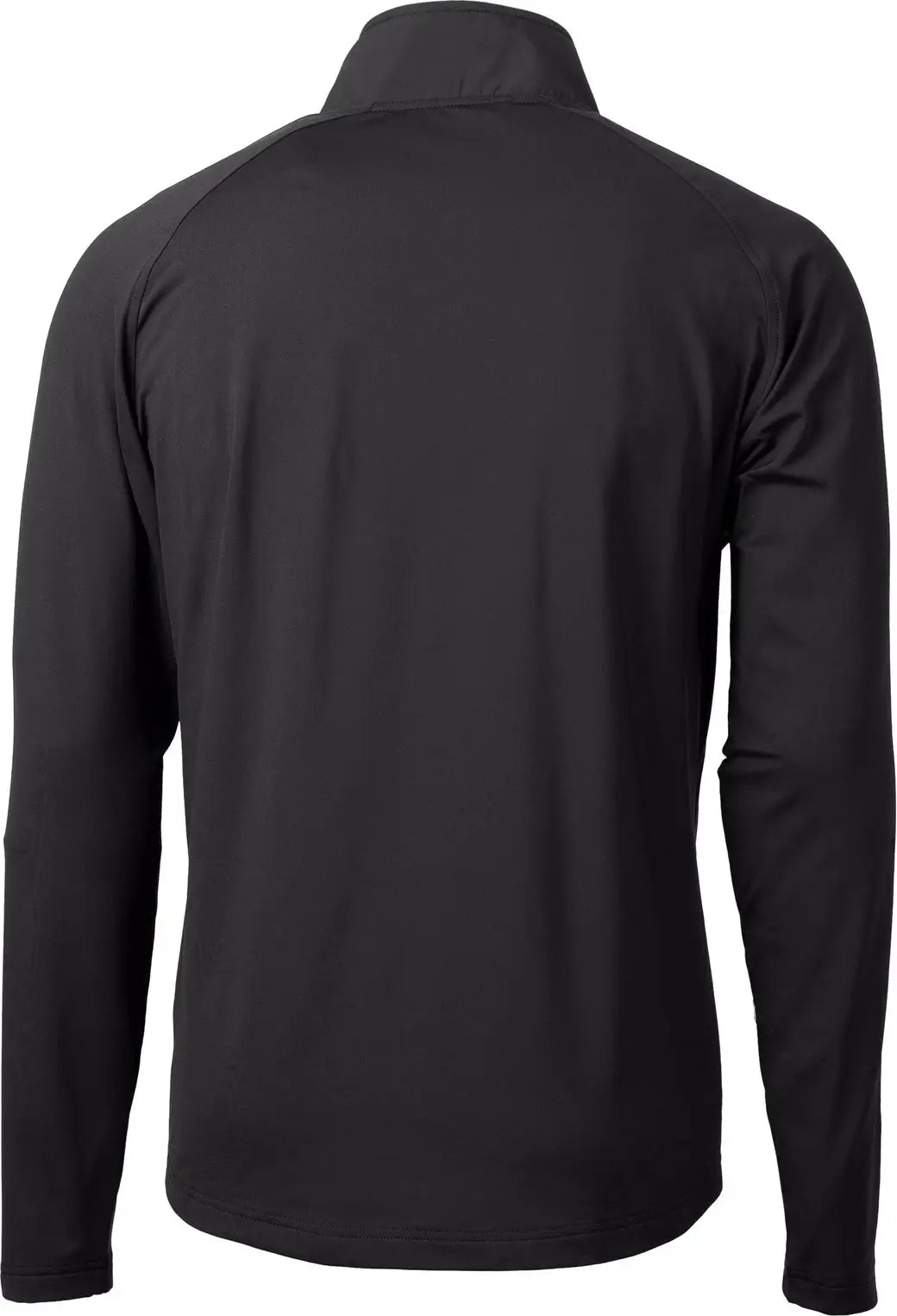 Cutter & Buck Mcc00034 Adapt Eco Knit Hybrid Recycled Mens Quarter Zip - Black