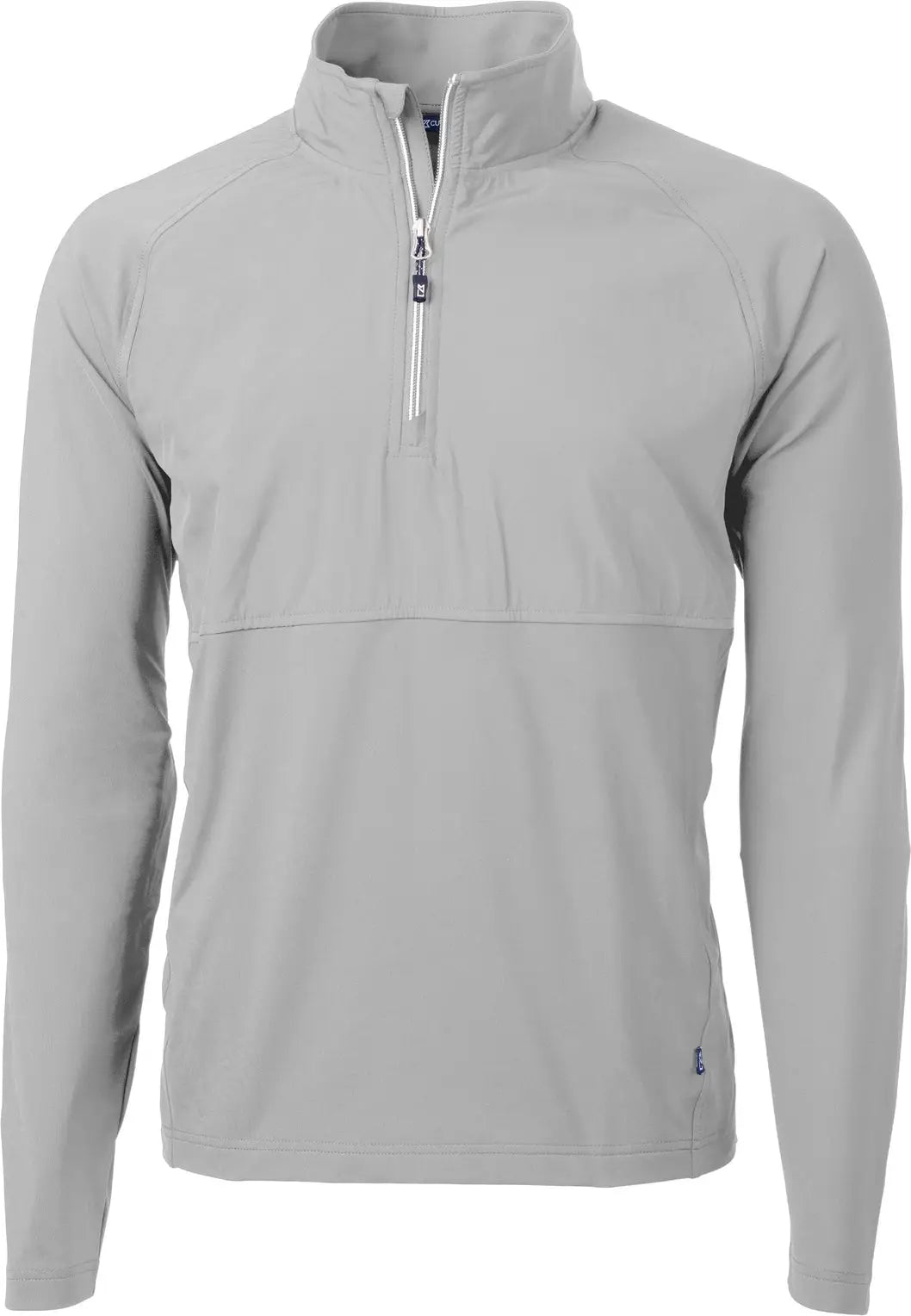 Cutter & Buck Mcc00034 Adapt Eco Knit Hybrid Recycled Mens Quarter Zip - Polished