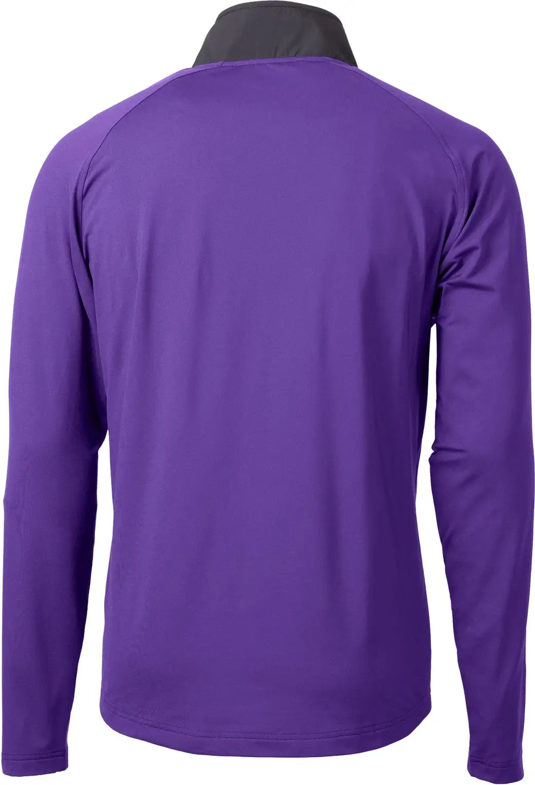 Cutter & Buck Mcc00034 Adapt Eco Knit Hybrid Recycled Mens Quarter Zip - College Purple Black