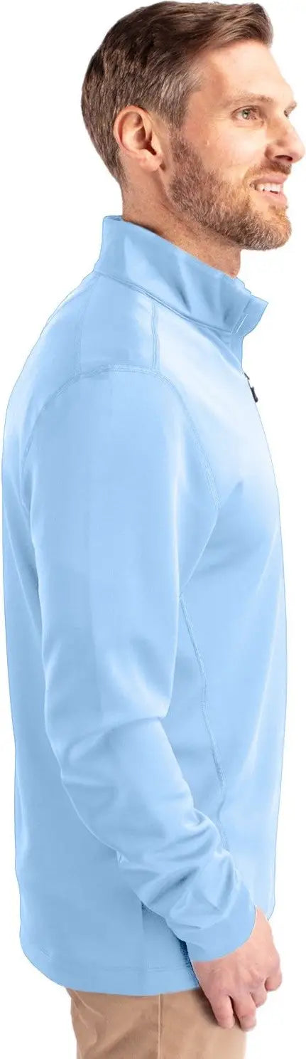 Cutter & Buck Mck00067 Traverse Stretch Eco Quarter Zip Mens Pullover - Atlas