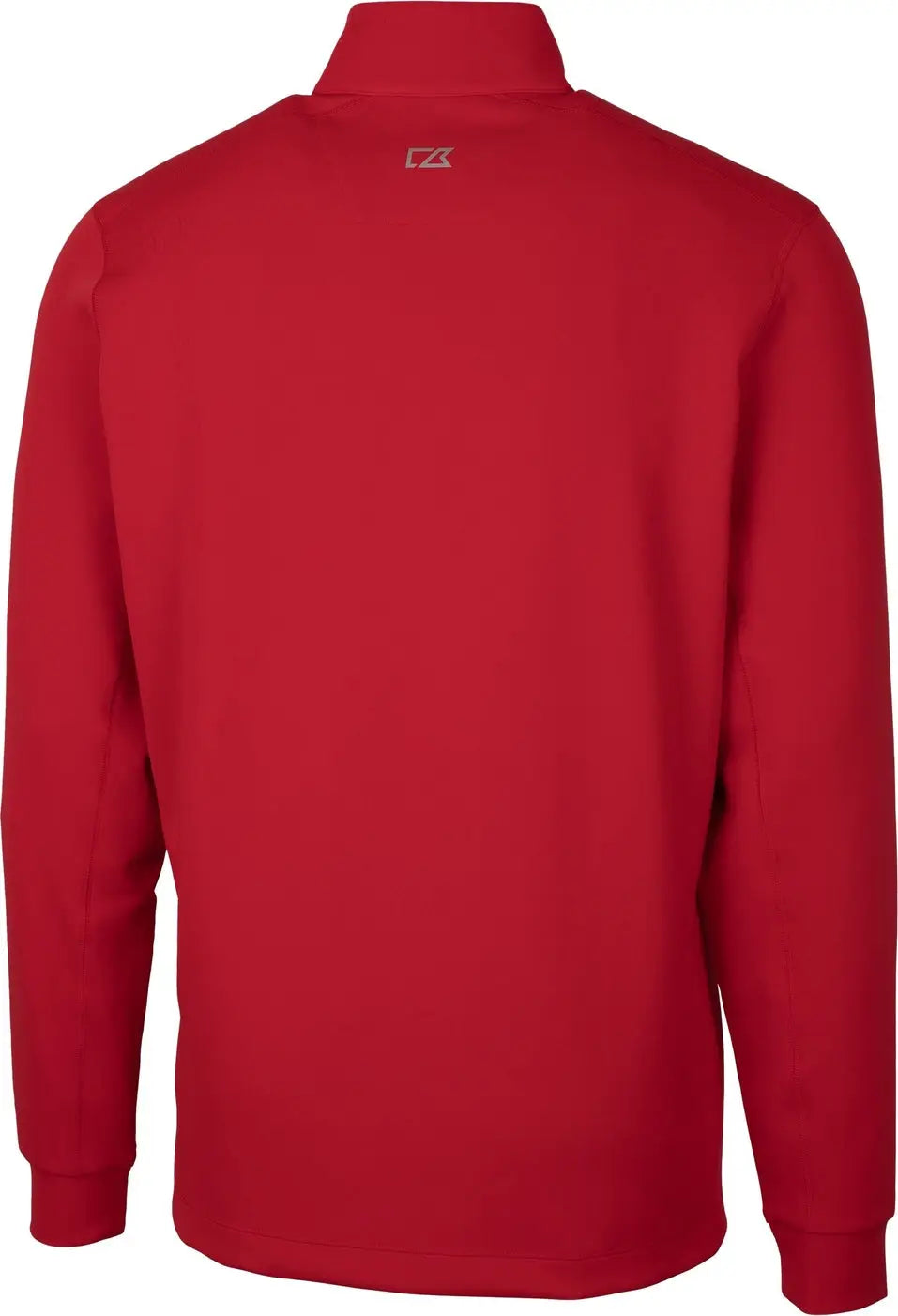 Cutter & Buck Mck00067 Traverse Stretch Eco Quarter Zip Mens Pullover - Red